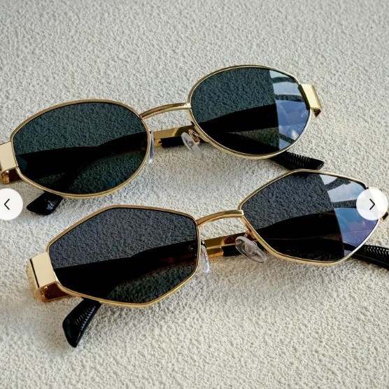 Women'S Fashion Eyeglasses - Kadınlar için Trend Yuvarlak Çerçeveli Metal