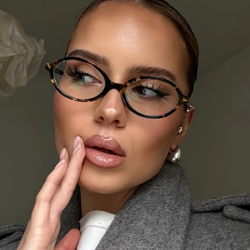 Women'S Fashion Eyeglasses - Vintage Oval Güneş Gözlüğü Kadın Lüks