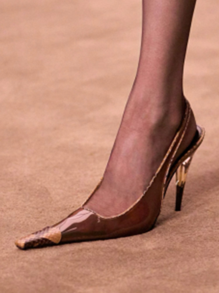 Women Fashion Show - 2026 Yaz Yeni Şeffaf Kare Burun