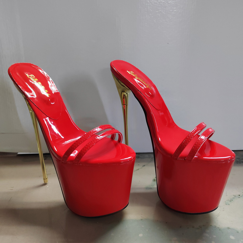 Women Fashion Show - Moda Terlikler 19 cm Ince Yüksek