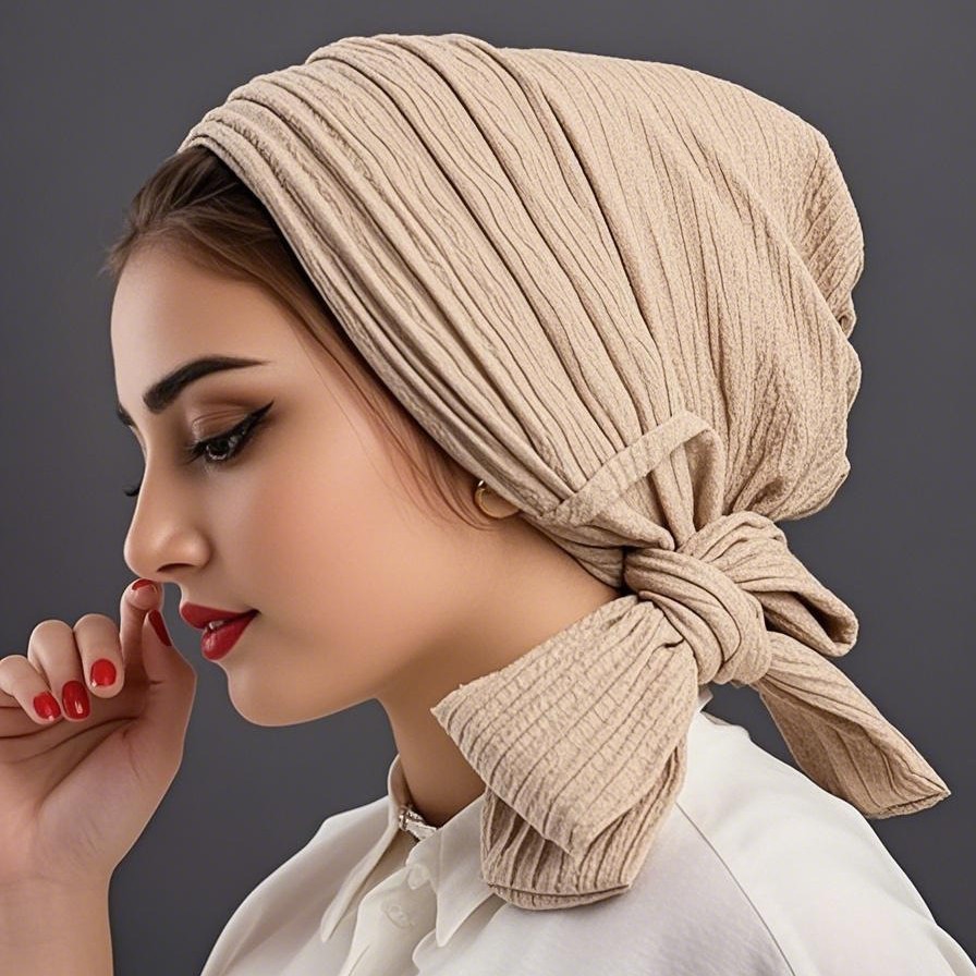 Women Fashion Hats - Kadınlar için Lüks Bahar Düğümü Türban