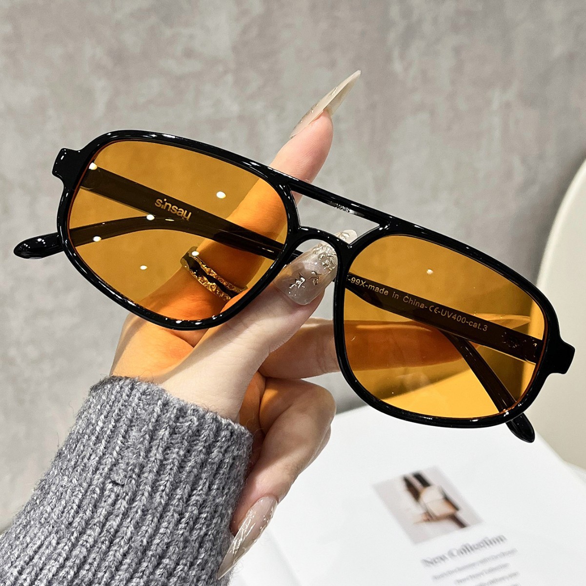 Women'S Fashion Eyeglasses - Yeni Retro Oval Kadın Güneş Gözlüğü