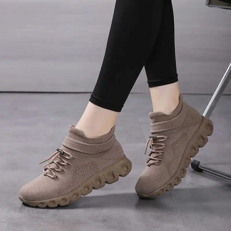 Sneakers Fashion Women - Kaymaz Snowboard Botları Lüks Yüksek Topuk