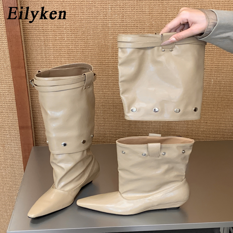 Winter Fashion Women Boots - Eilyken Yeni Moda Sivri Burunlu Kadın