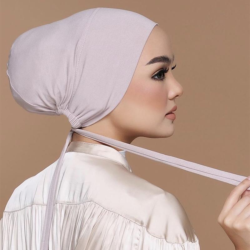Women Fashion Hats - Yeni Yumuşak Modal Müslüman Türban Şapkası