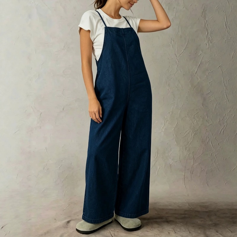 İlkbahar Sonbahar Kadın Denim  - Sleeveless Jumpsuit incelemesi ve fiyatı