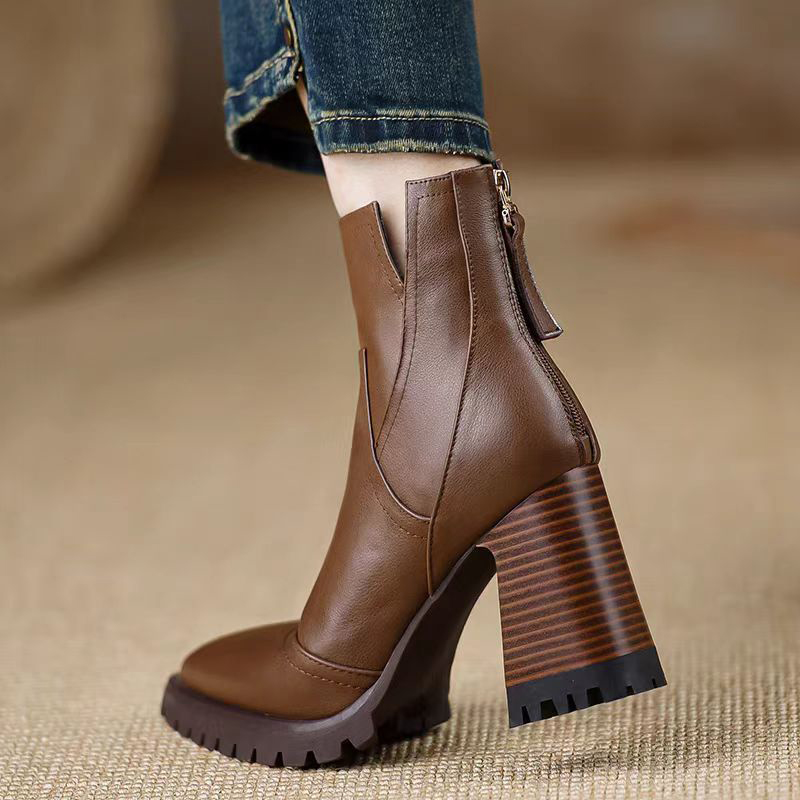 Oulylan Kalın Yüksek topuklu K - Winter Fashion Women Boots incelemesi ve fiyatı