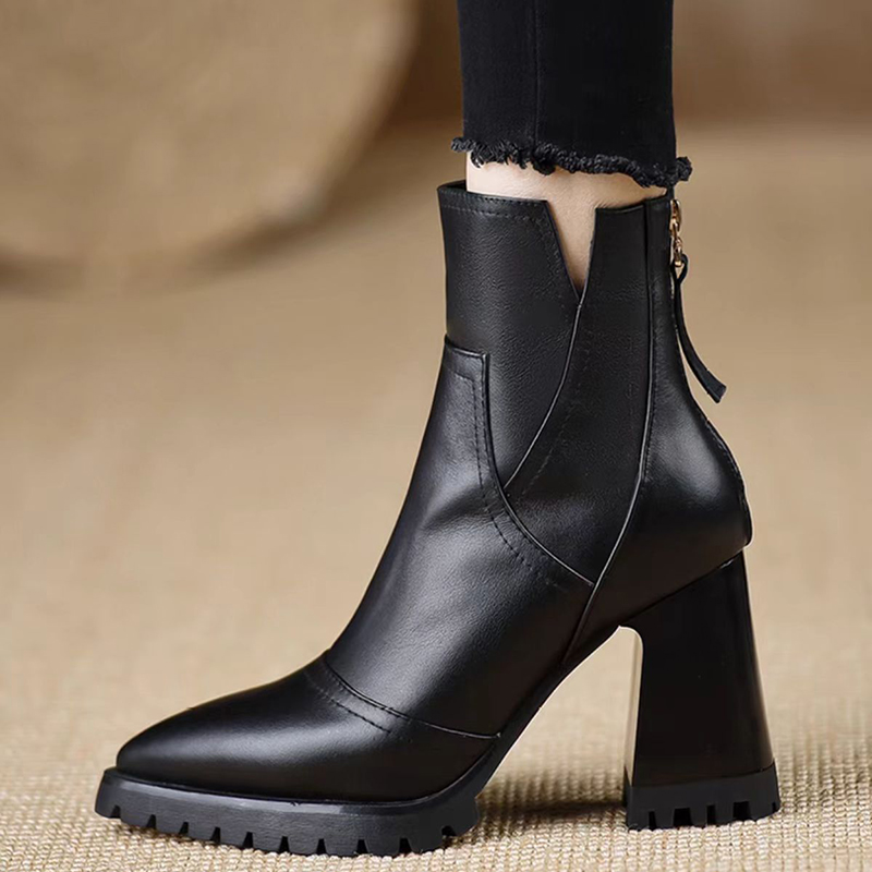 Oulylan Kalın Yüksek topuklu K - Winter Fashion Women Boots incelemesi ve fiyatı