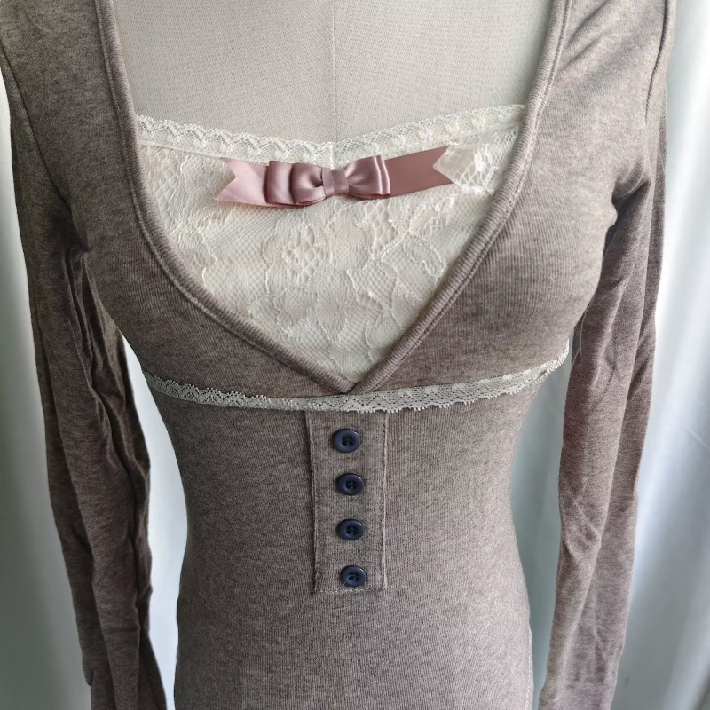 Ezgaga T Shirt Kadın Dantel Pa - Women'S Fashion Tops incelemesi ve fiyatı