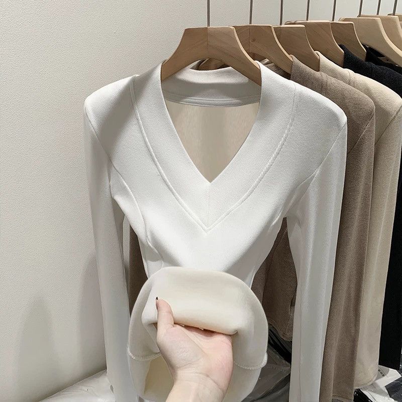 Büyük Beden Kadın V Yaka Polar - Women'S Fashion Tops incelemesi ve fiyatı