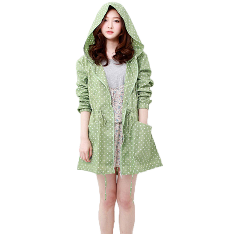 Moda nokta baskı kadın yağmurl - Women'S Fashion Rain Jacket incelemesi ve fiyatı