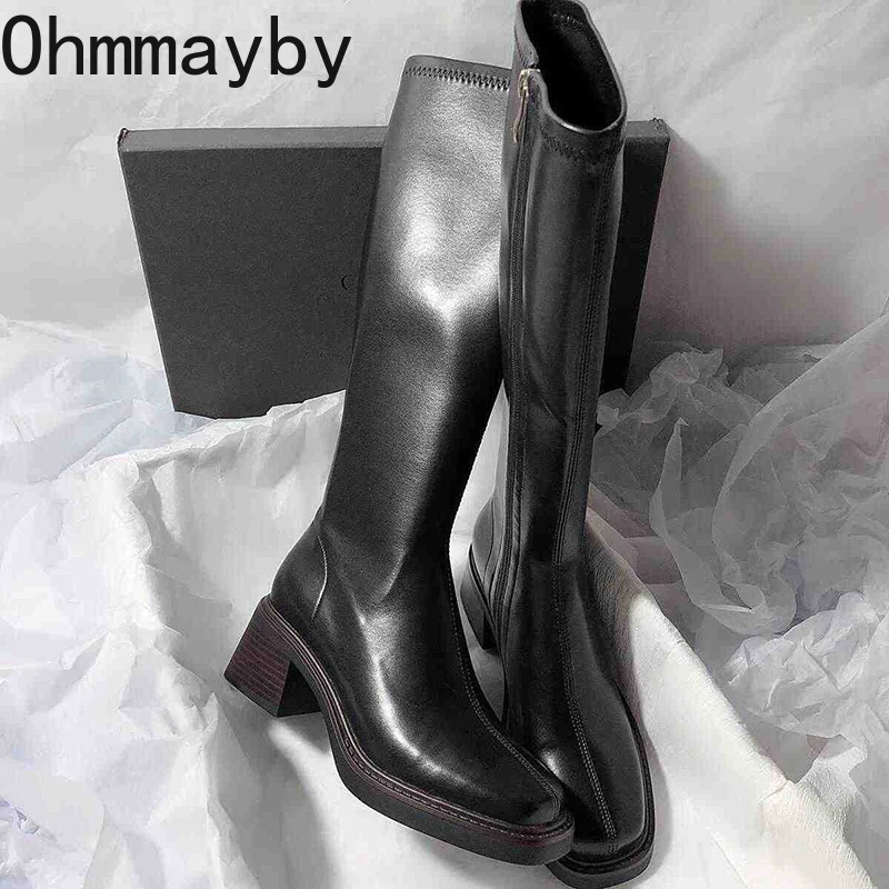 Vintage Kalın Topuk Kadın Diz  - Winter Fashion Women Boots incelemesi ve fiyatı