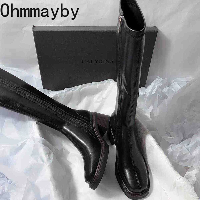 Vintage Kalın Topuk Kadın Diz  - Winter Fashion Women Boots incelemesi ve fiyatı