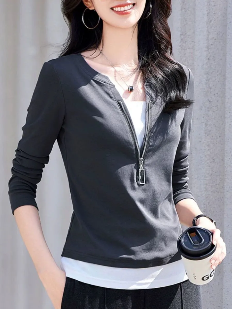 Kadın Modası V Yaka Fermuarlı  - Women'S Fashion Quarter Zip incelemesi ve fiyatı