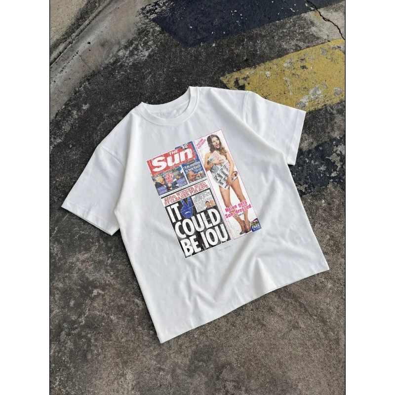 Kadın Vintage Gazete Baskılı T - Women'S Fashion Magazines incelemesi ve fiyatı