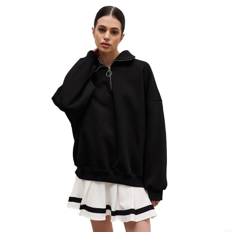 QXND Bayan 2023 Büyük Boy Çeyr - Women'S Fashion Quarter Zip incelemesi ve fiyatı