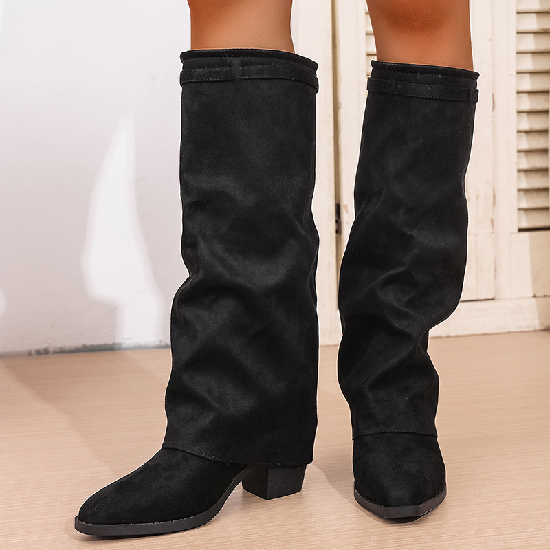 Moda Yüksek Topuklu Diz Yüksek - Winter Fashion Women Boots incelemesi ve fiyatı