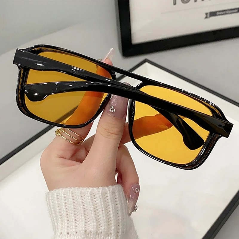 Kare Çift Köprülü Güneş Gözlüğ - Women'S Fashion Eyeglasses incelemesi ve fiyatı