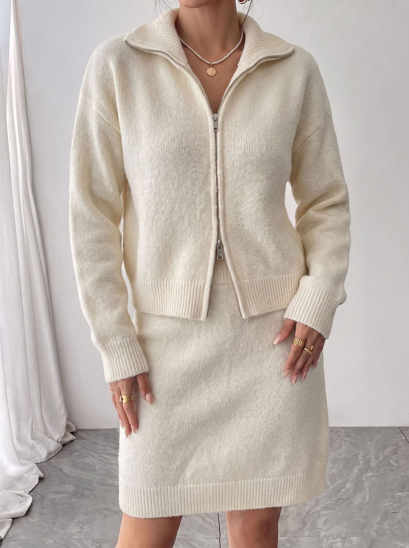 Erken Sonbahar Zarif Örgü Ferm - Women'S Fashion Quarter Zip incelemesi ve fiyatı