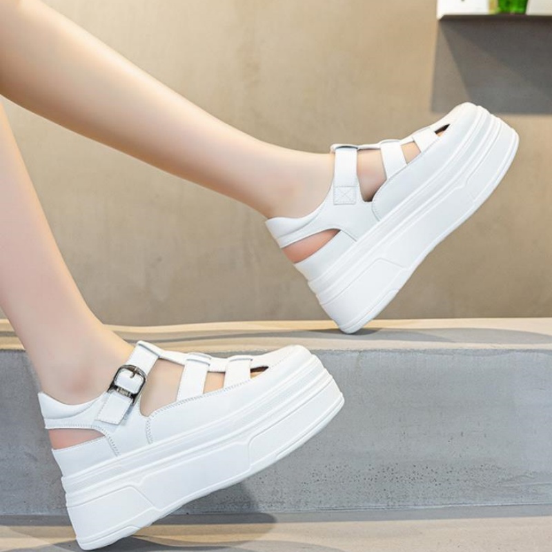 8.5 cm Içi Boş Tam Inek Hakiki - Sneakers Fashion Women incelemesi ve fiyatı