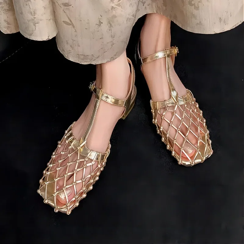 Kadınlar Örgü Fileli Sandaletl - Women'S Fashion Trends Summer 2025 incelemesi ve fiyatı