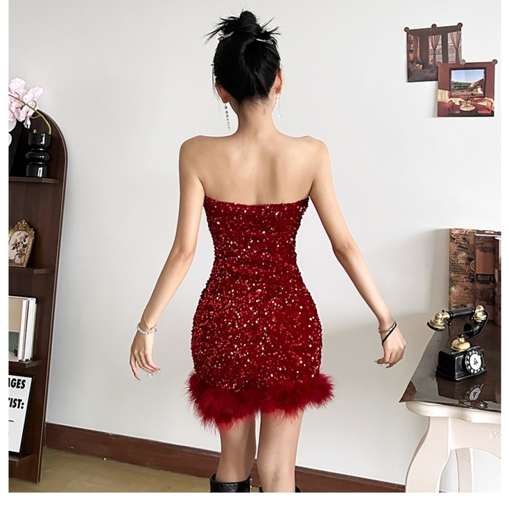 SylCue Parlak Pullu Straplez E - Women'S Fashion Trends Summer 2025 incelemesi ve fiyatı