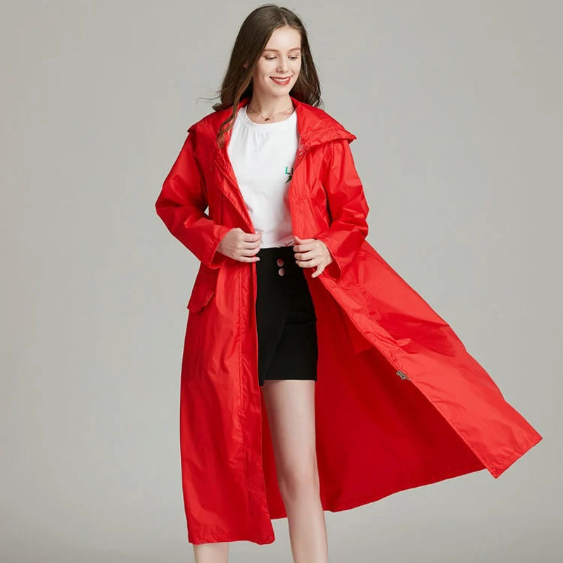 Kadın Hafif Kırmızı Siyah Nefe - Women'S Fashion Rain Jacket incelemesi ve fiyatı