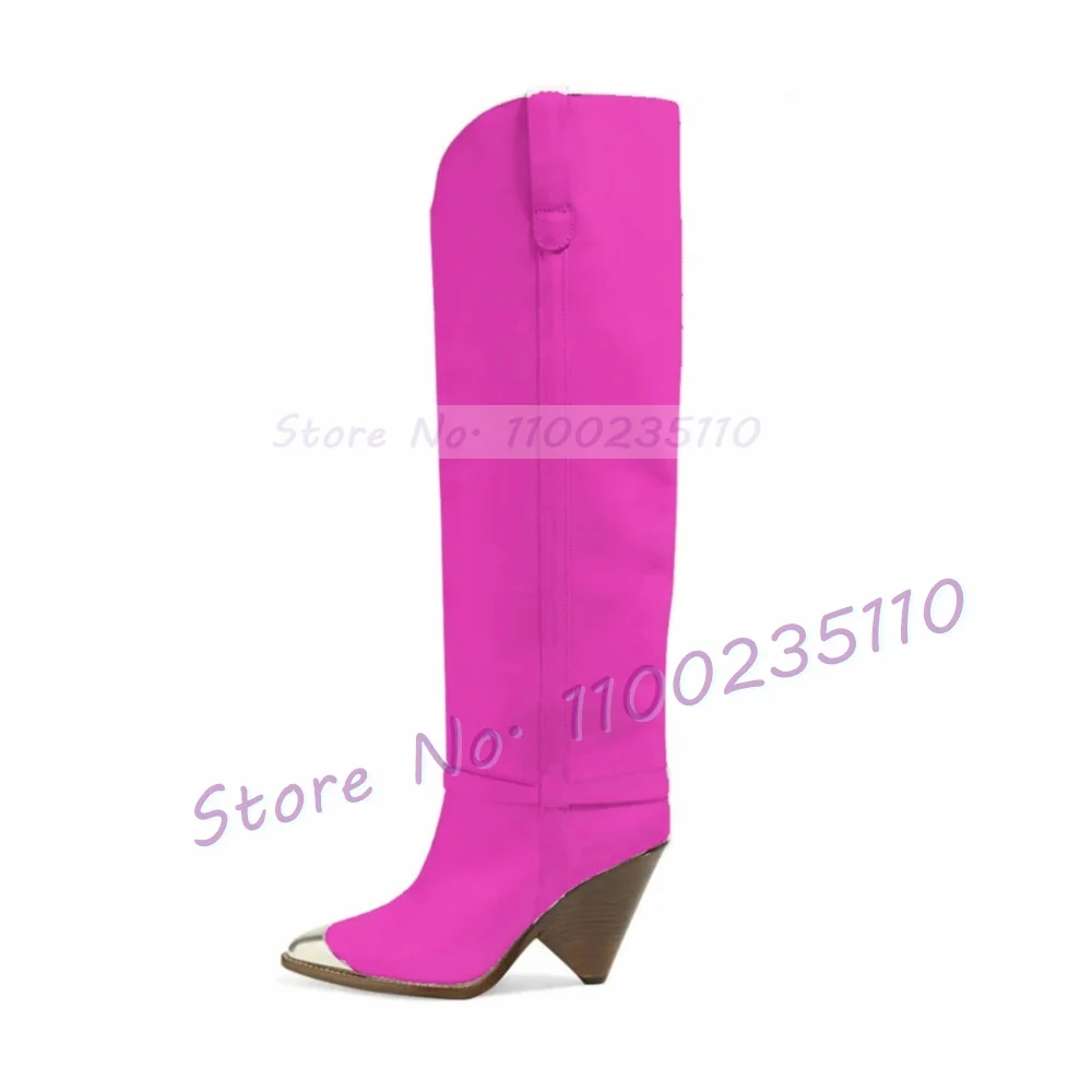 Gümüş Metal Ayak Tan Diz Boyu  - Winter Fashion Women Boots incelemesi ve fiyatı