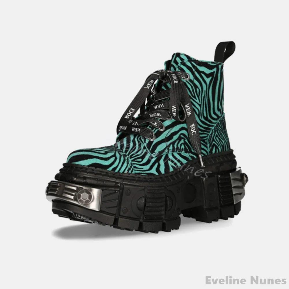 Retro Kontrast Renk Leopar Bas - Winter Fashion Women Boots incelemesi ve fiyatı