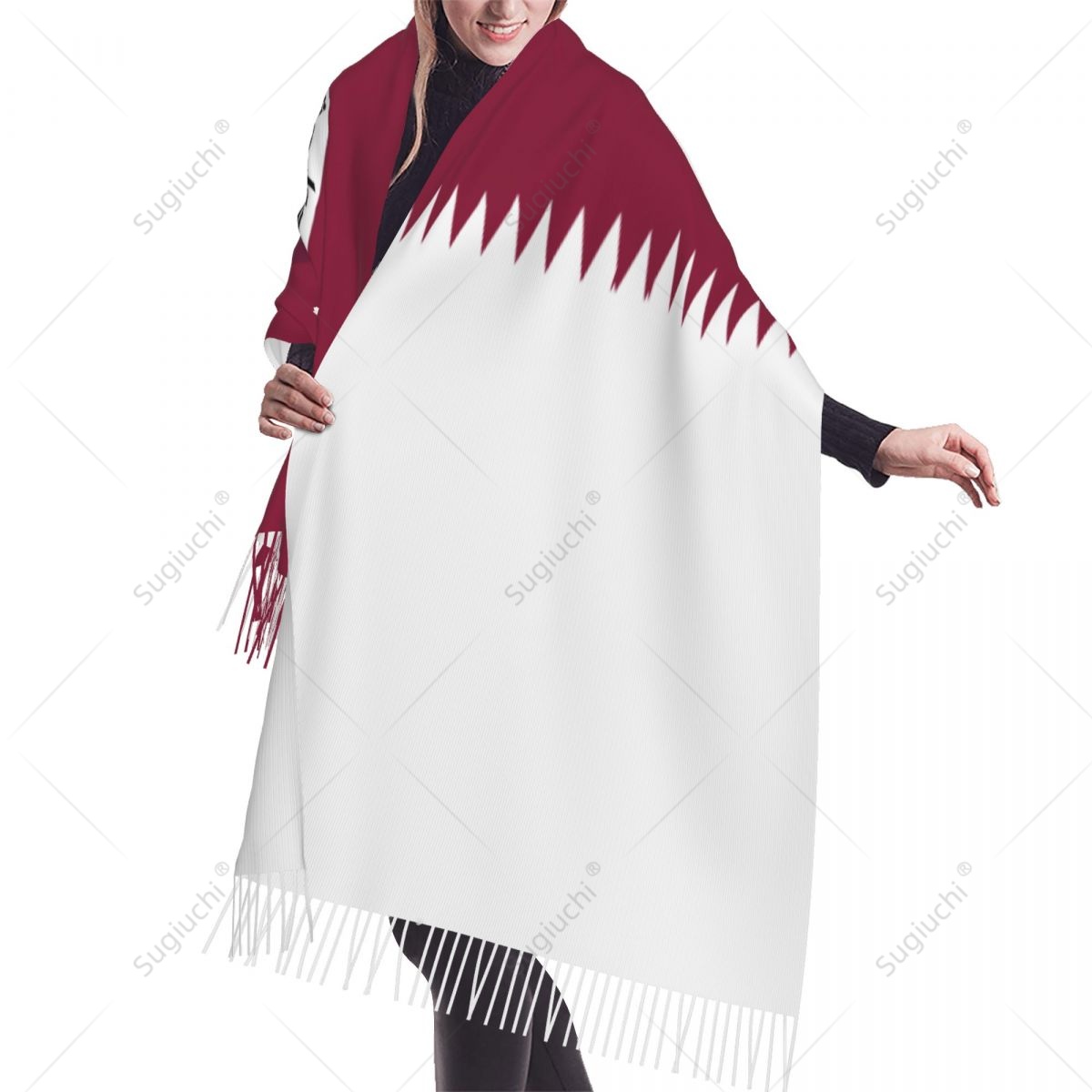 Katar Amblemi Bayrağı Eşarp Pa - Women Fashion Qatar incelemesi ve fiyatı
