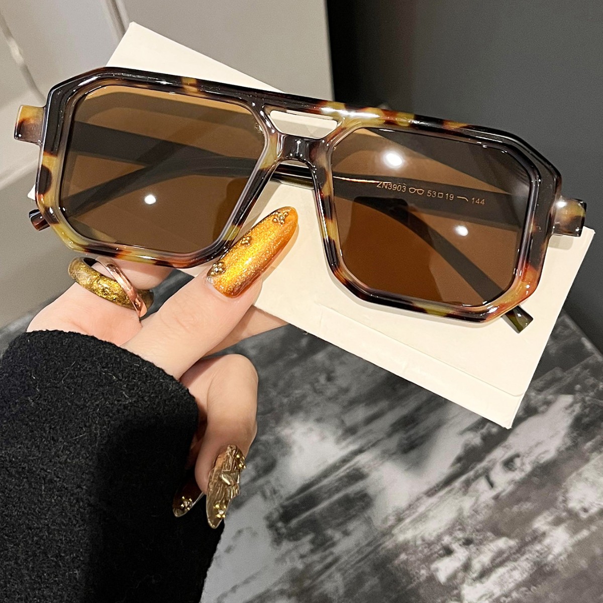 Yeni Retro Kare Çift Kirişli G - Women'S Fashion Eyeglasses incelemesi ve fiyatı