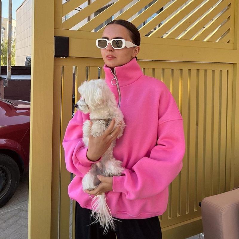 X5XA Kadın Uzun Kollu Çeyrek Z - Women'S Fashion Quarter Zip incelemesi ve fiyatı