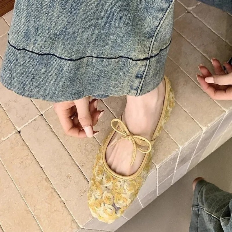 Nazik Yeni Çin Gülü Fileli Mar - Women'S Fashion Footwear incelemesi ve fiyatı