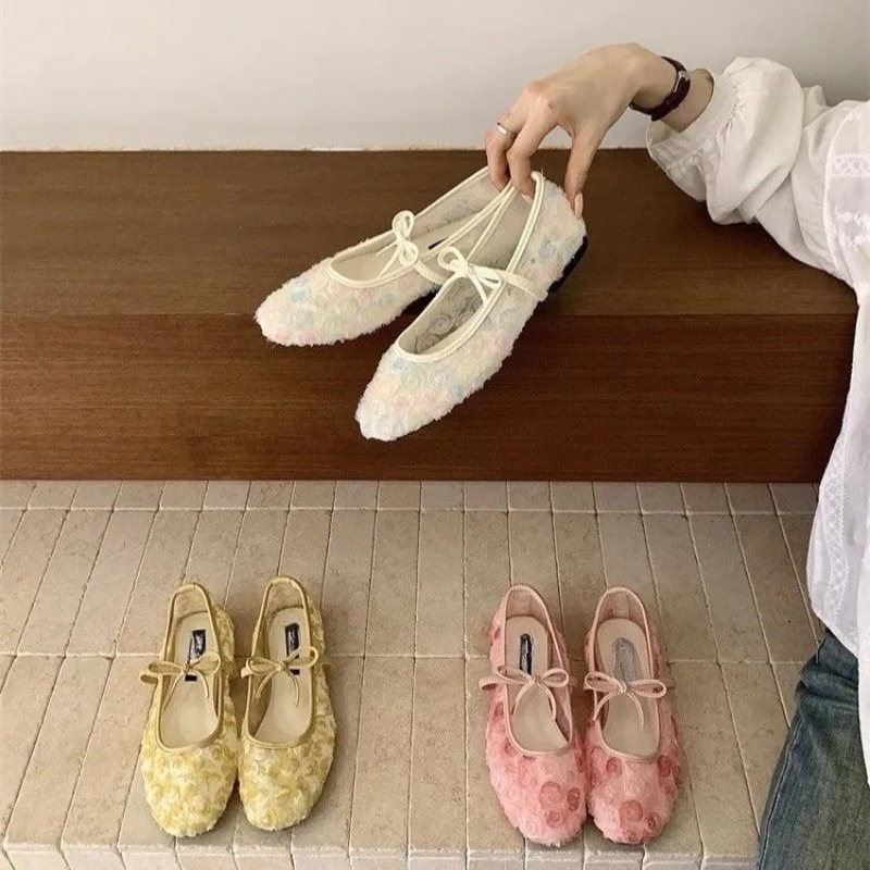 Nazik Yeni Çin Gülü Fileli Mar - Women'S Fashion Footwear incelemesi ve fiyatı