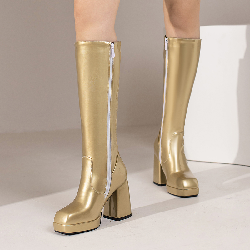 Yeşil Kış Kadın Platformu Diz  - Winter Fashion Women Boots incelemesi ve fiyatı