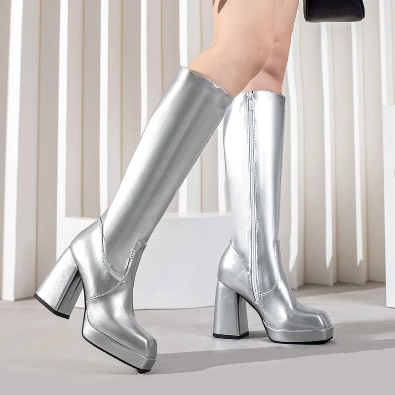 Yeşil Kış Kadın Platformu Diz  - Winter Fashion Women Boots incelemesi ve fiyatı