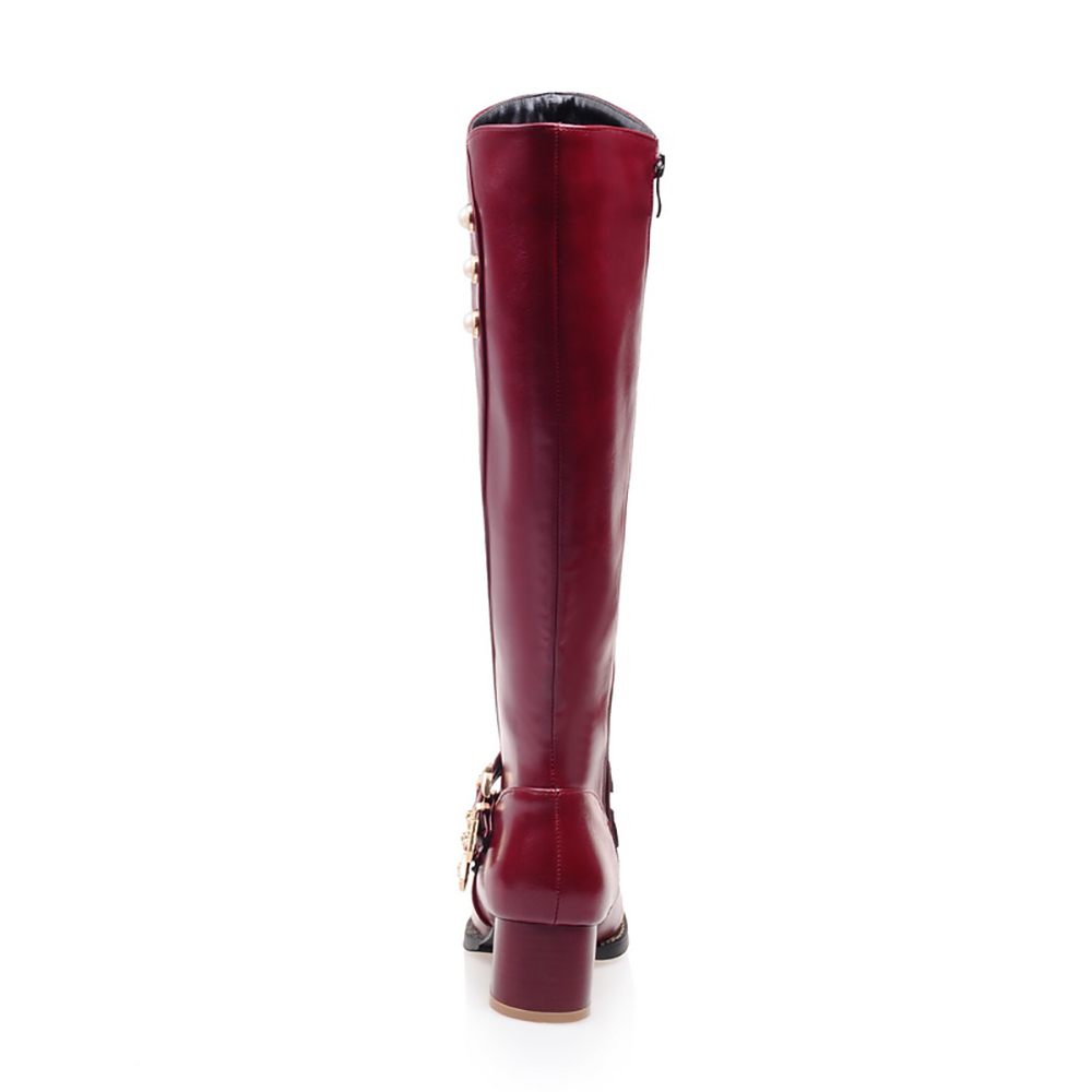 Marka yeni moda kırmızı siyah  - Winter Fashion Women Boots incelemesi ve fiyatı