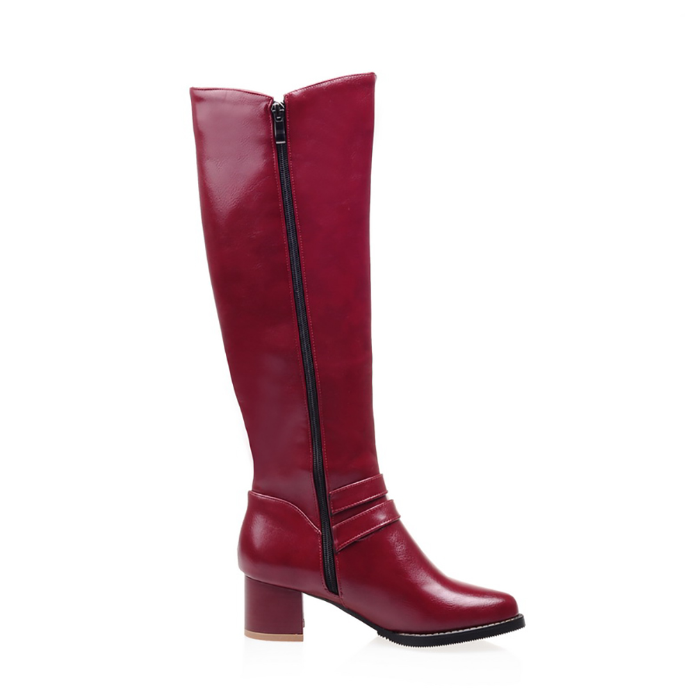 Marka yeni moda kırmızı siyah  - Winter Fashion Women Boots incelemesi ve fiyatı